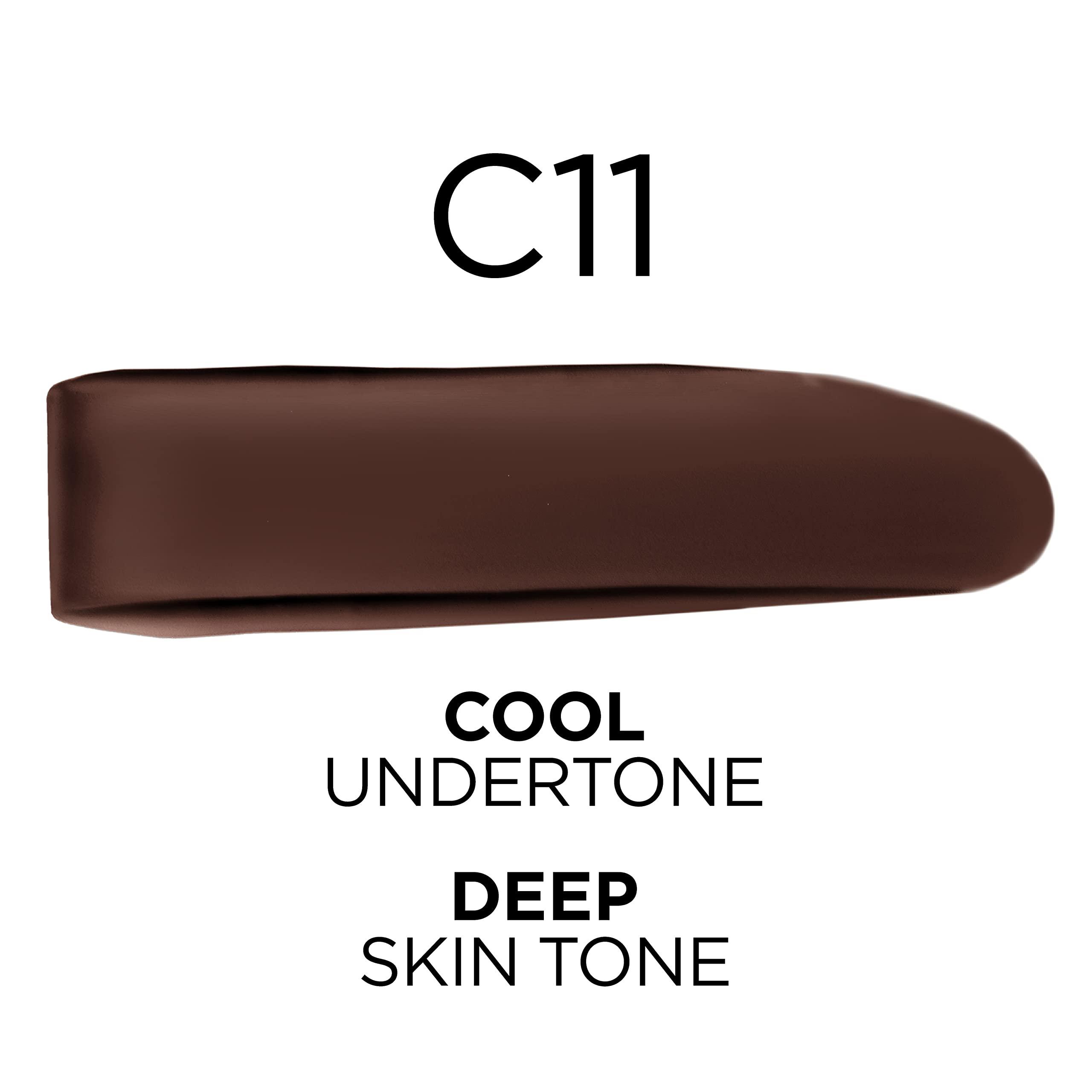 L’Oréal Paris L\'Oreal Paris True Match Super-Blendable Foundation, Medium Coverage Liquid Foundation Makeup, C11, Deep, 1 Fl Oz