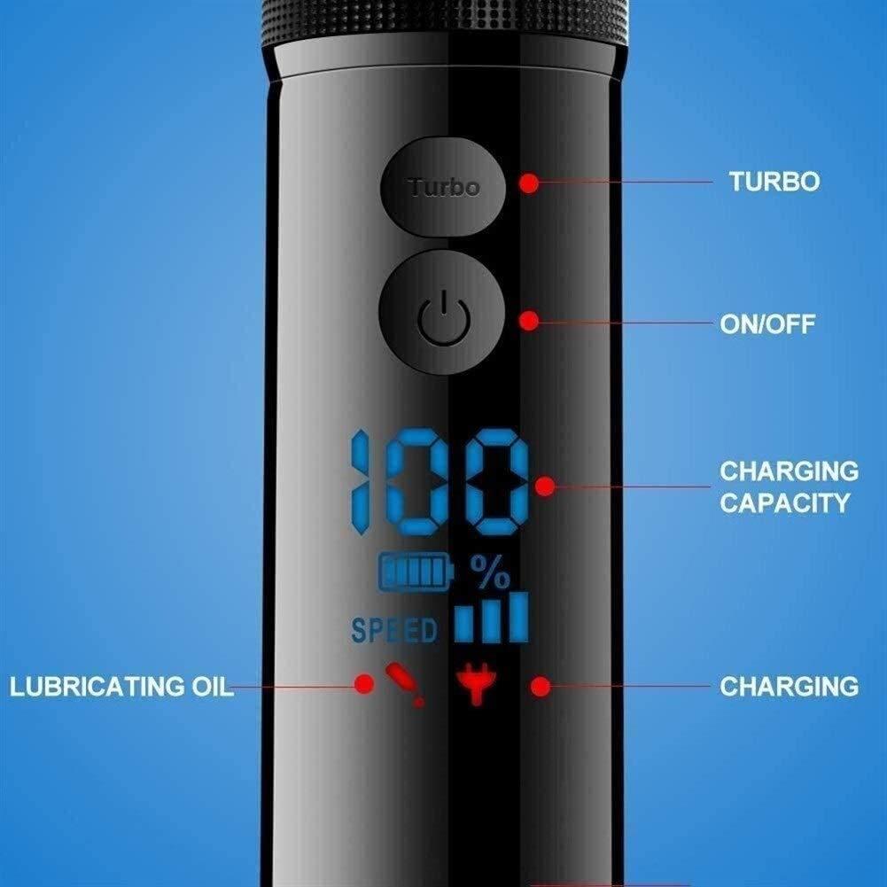 SKipdr Easy hair clipper Professional Hair Clippers cordless Haircut Hair Trimmer Adult Hair Cutting Machine Modeling Professional Hair Clipper Electric Hair Clipper Waterproof Base Charging Black Hair Dryer