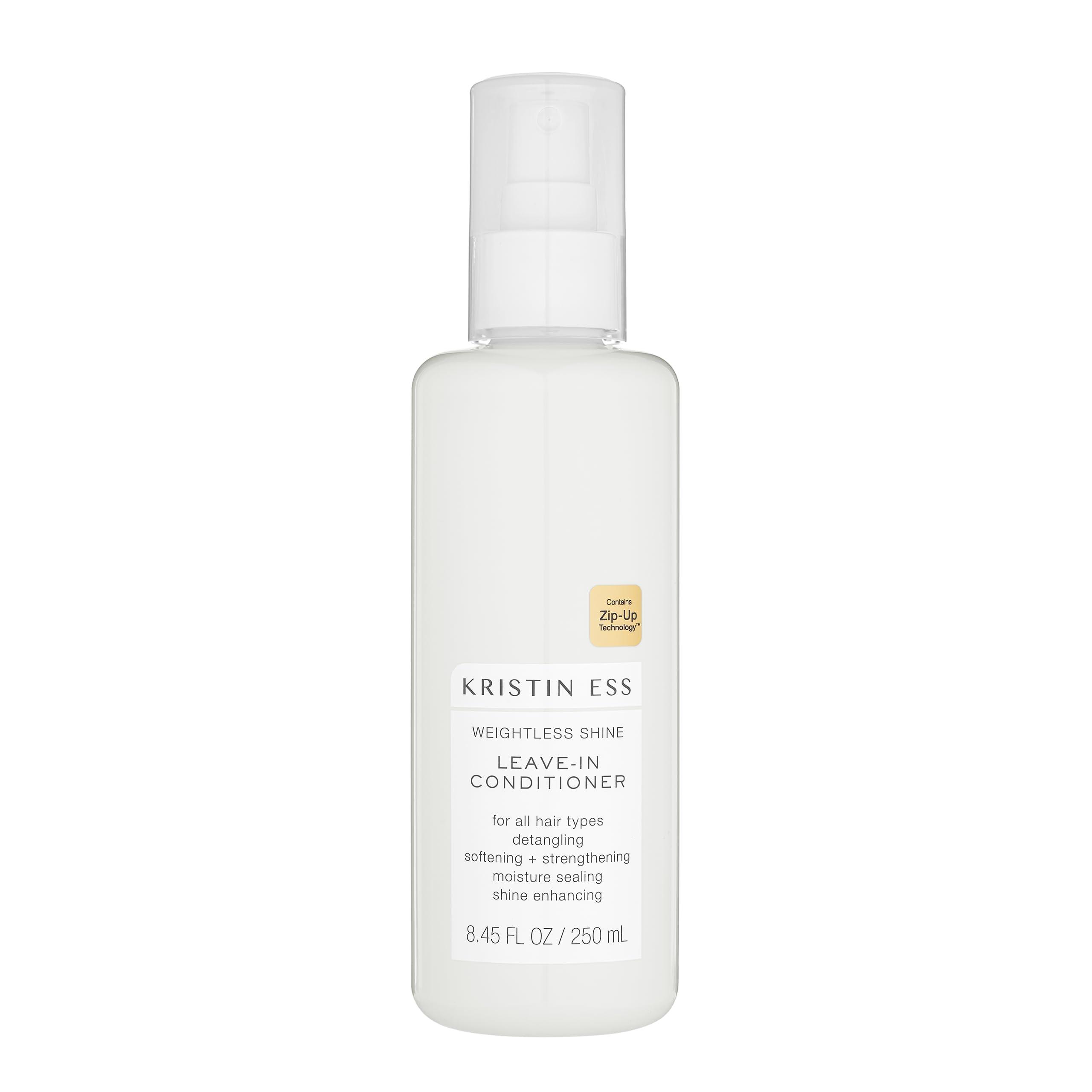 Kristin Ess Kristin Ess Hair Weightless Shine Leave In Conditioner Spray for Curly, Straight & Dry Damaged Hair & Style Assist Blow Dry Mist Heat Protectant Spray for Hair
