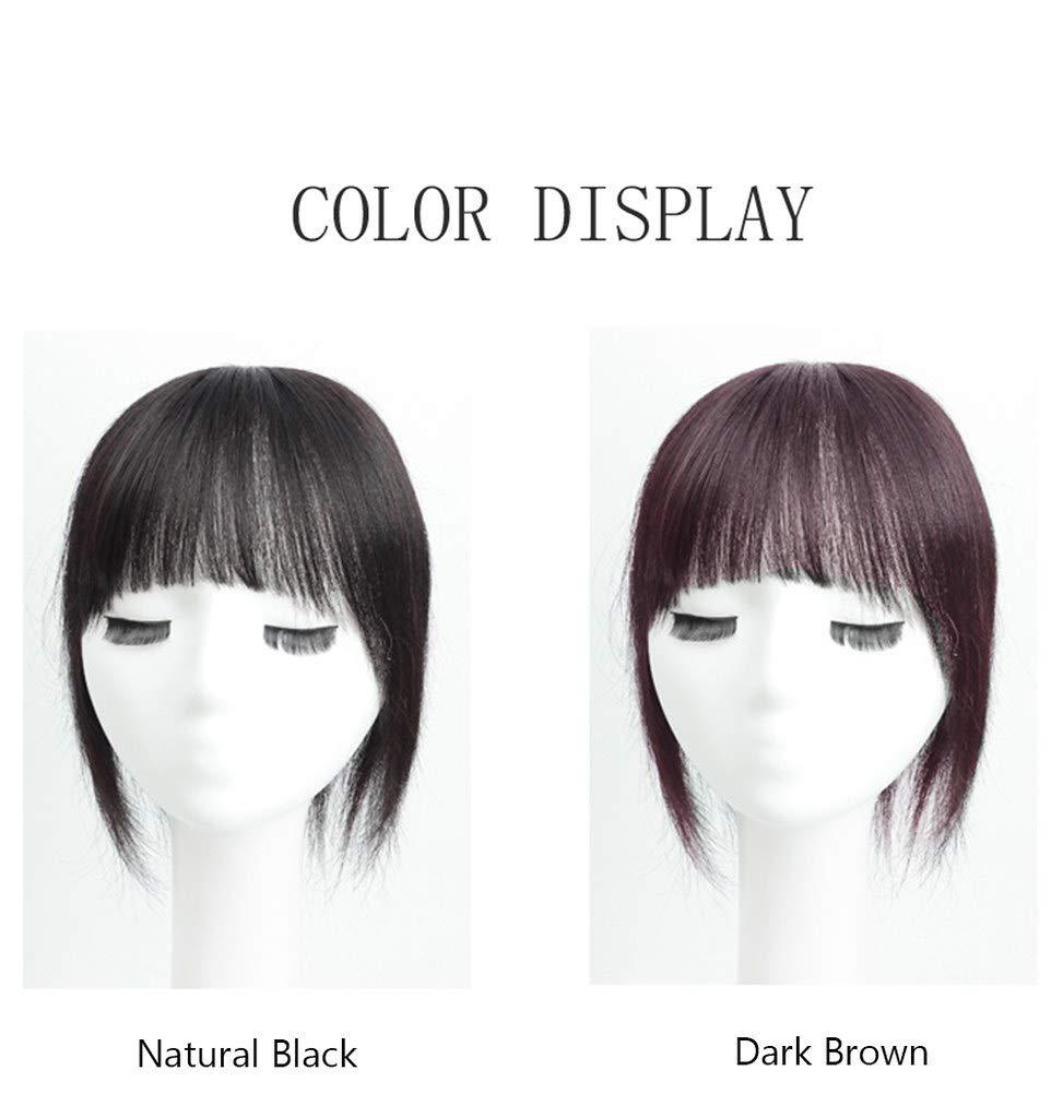 RemeeHi RemeeHi Real Human Hair Women 13x14 Machine Made Middle Silk Base Topper or Toupee Wiglet Top Thin Loss Hair Natural Color 25cm