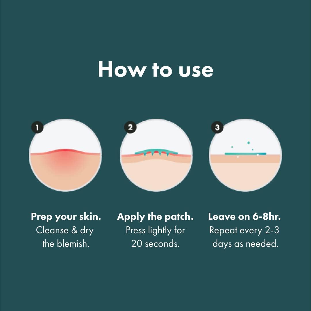 Mighty Patch Mighty Patch Micropoint for Blemishes from Hero Cosmetics - Hydrocolloid Acne Spot Treatment Patch for Early Stage Zits and Hidden Pimples, 395 Micropoints (8 Patches)