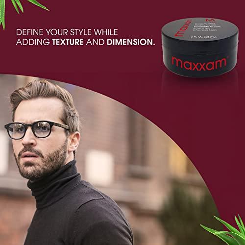 HAIR CLUB HAIR CLUB Maxxam Groom Pomade for Men | Flexible, Pliable Hold | Styling Control | Texturizing | Adds Volume and Dimension 2 Fl Oz