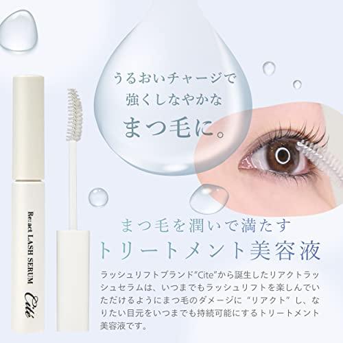 Cite [Cite]Re:act Lash Serum, Moisturizes and Nutritizes Eyelashes, Damage Repair Treatment After Lashes, 0.2 fl oz (5.5 ml), Eyelash Serum, Eyelash Coating