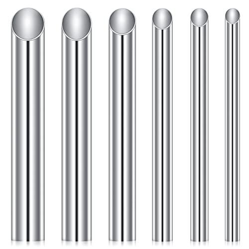 DJCIW DJCIW 00G Receiving Tubes for Piercing Needles, 316L Surgical Stainless Steel Holding Piercing Tool for Ear Nose Septum Belly Cartilage Daith Rook Piercing (10mm)