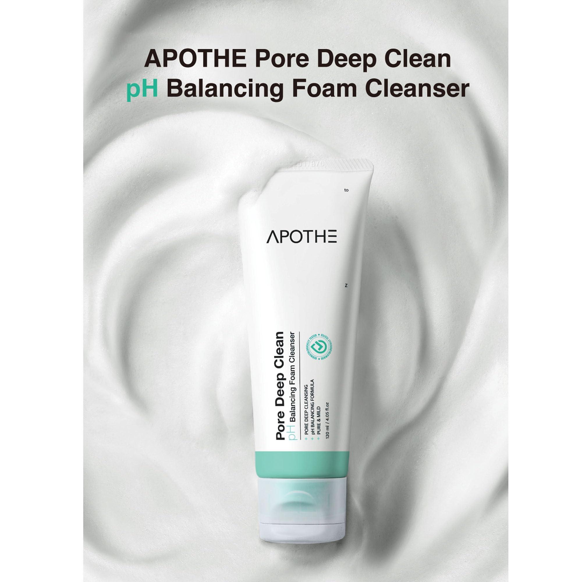 APOTHE APOTHE Pore Deep Clean pH Balancing Foam Cleanser 120ml(4.05 fl.oz.)
