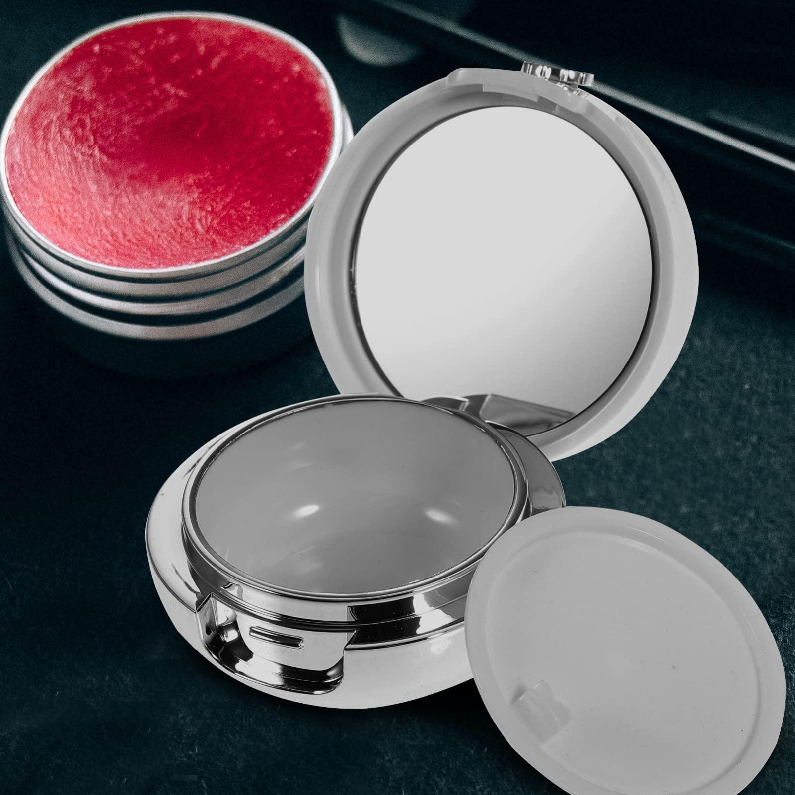 FRCOLOR FRCOLOR Lip Balm Containers Lip Mask Container Empty Sample Jars 2Pcs Lip Sleeping Mask Container Exfoliator Lips Balm Box Lip Gloss Case with Silicone Lip Brush Lip Makeup Applicator Containers