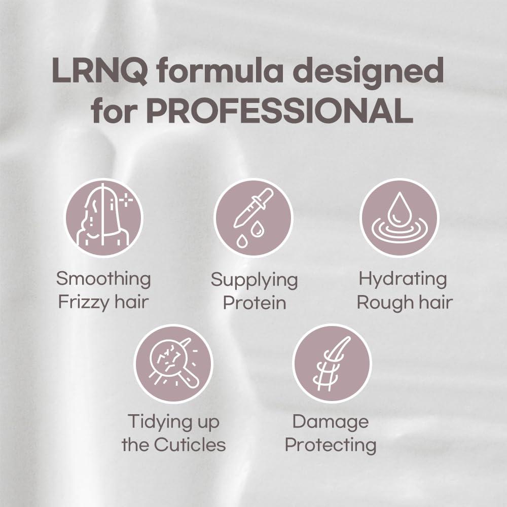 LORINIQUE LORINIQUE Korean Keratin Leave-in Conditioner Treatment, 4.05 Fl Oz, Keratin Pro Booster with 10,000ppm Protein, for Frizzy Dry Damaged Hair