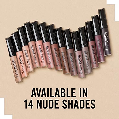 Rimmel London Rimmel London Stay Matte Liquid Lip Color with Full Coverage Kiss-Proof Waterproof Matte Lipstick Formula that Lasts 12 Hours - 870 Devotion, .21oz