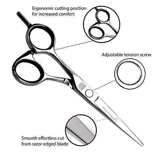 Glamtech Glamtech Pro Lefty 5.5\" Scissor - Professional Left Handed Hair Styling/ Hair Cutting Scissor - Made with Japanese Steel