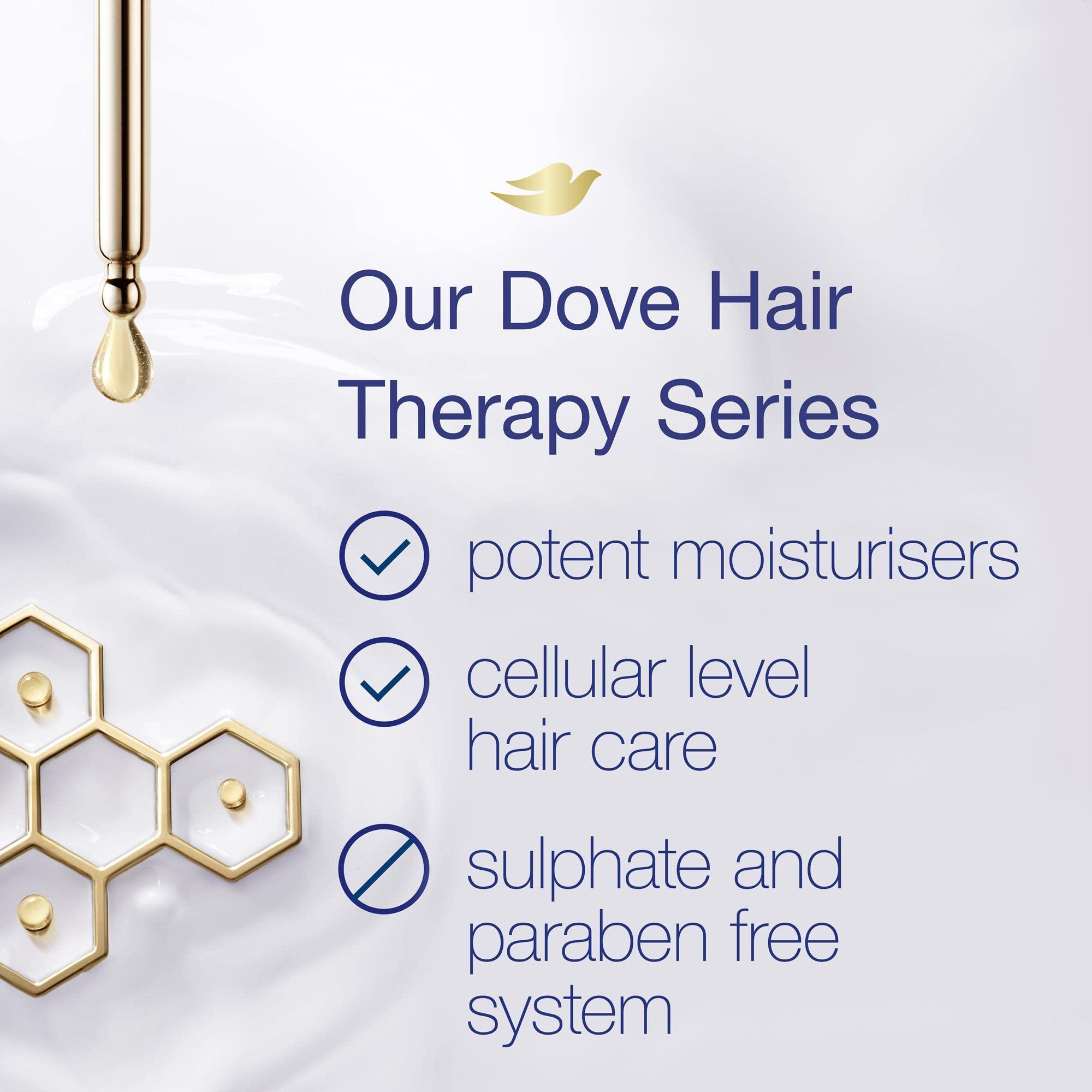 Dove Dove Hair Therapy Conditioner for Damaged Hair Breakage Remedy Hair Conditioner with Nutrient-Lock Serum 13.5 fl oz