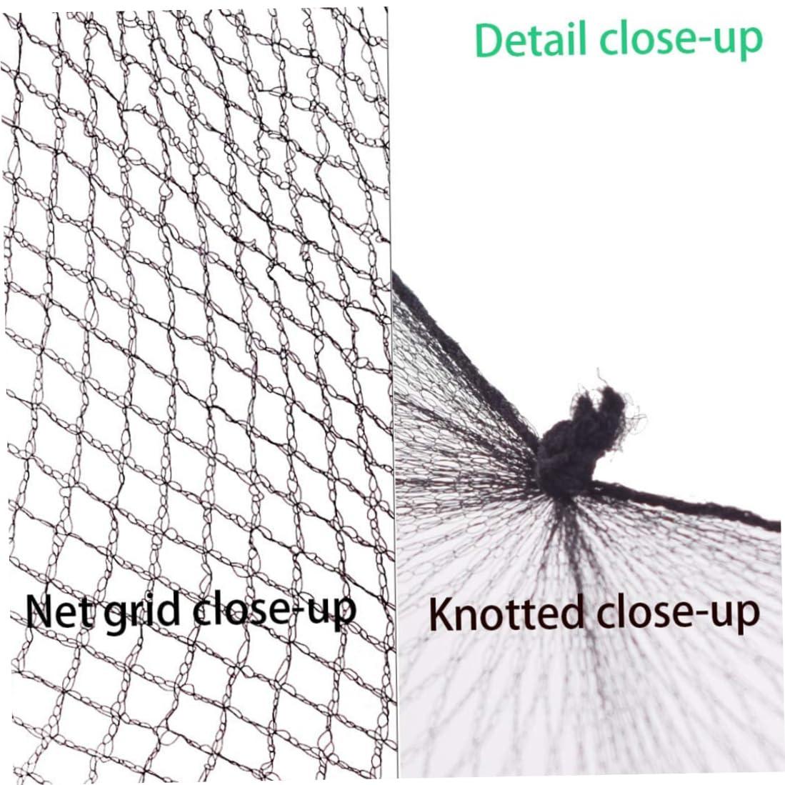 NASSMOSSE Hair Nets Elasticity Invisible Hair Net Elastic Mesh Wig Nets for Hair Bun Making Ballet Dancer Kitchen Food Service 100PCS Black