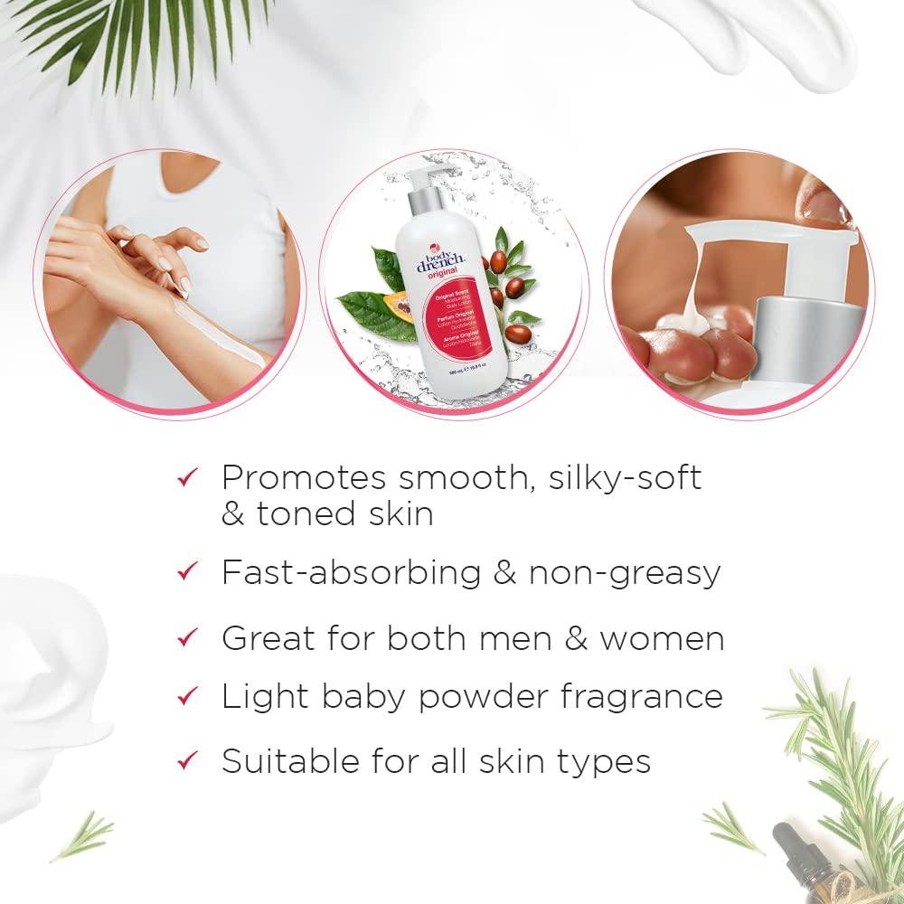 Body Drench Body Drench Original Moisturizing Lotion, 16.9 Fl oz (Pack of 2)
