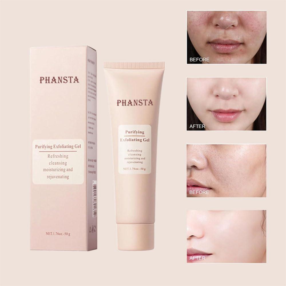 Generic Generic Phansta Exfoliating Gel, Phansta Purifying Exfoliating Gel,Exfoliating Face Scrub, Gentle Exfoliating Scrub for Face and Body (3 PCS)