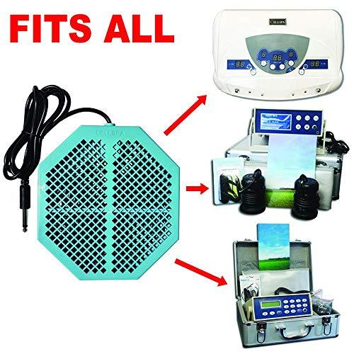 Cell Spa Cell Spa 2 Pack CS-900 Twice Powerful 6.5" x 5.5" Ion Detox Foot Bath Arrays Coil Stainless Steel Aqua Ionic Cleanse Array Compatible With Most 1/4" Plug Type Detox Machines (UNSCENTED)