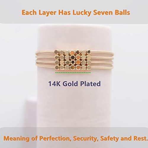 WDGROW Hair Tie Bracelets for Teen Girls ,Men,Women,Hair Ties for Thin,Thick and Curly Hair,Seamless Ponytail Holders,Cotton Knotted,No Plastic,No Damage,Won\'t Tangle Hair and Pull Out (Yoga Black)