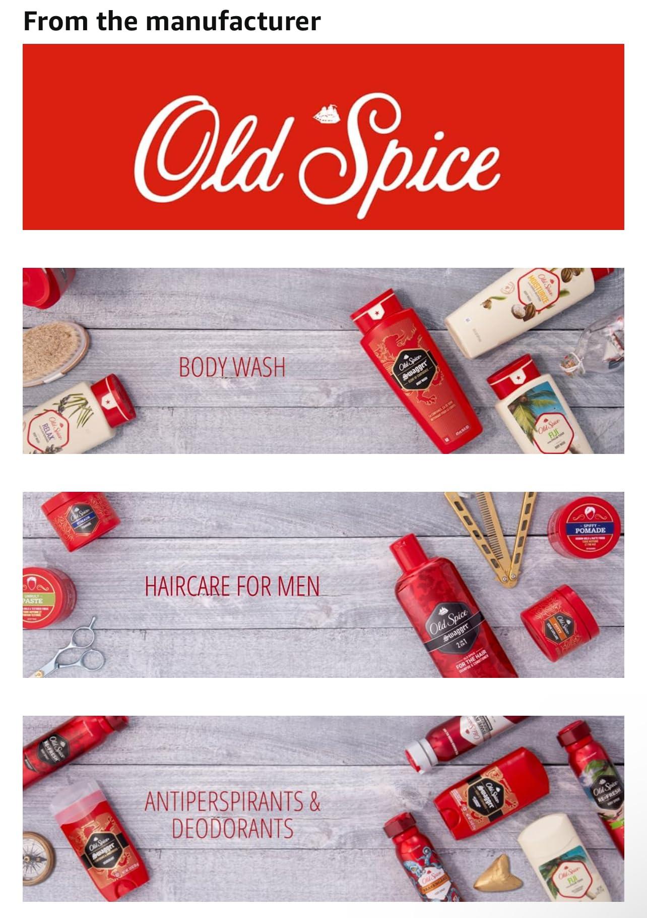 Old Spice Old Spice SWAGGER BODY WASH SCENT OF CEDARWOOD 24/7 SHOWER FRESH 33.4 FL OZ