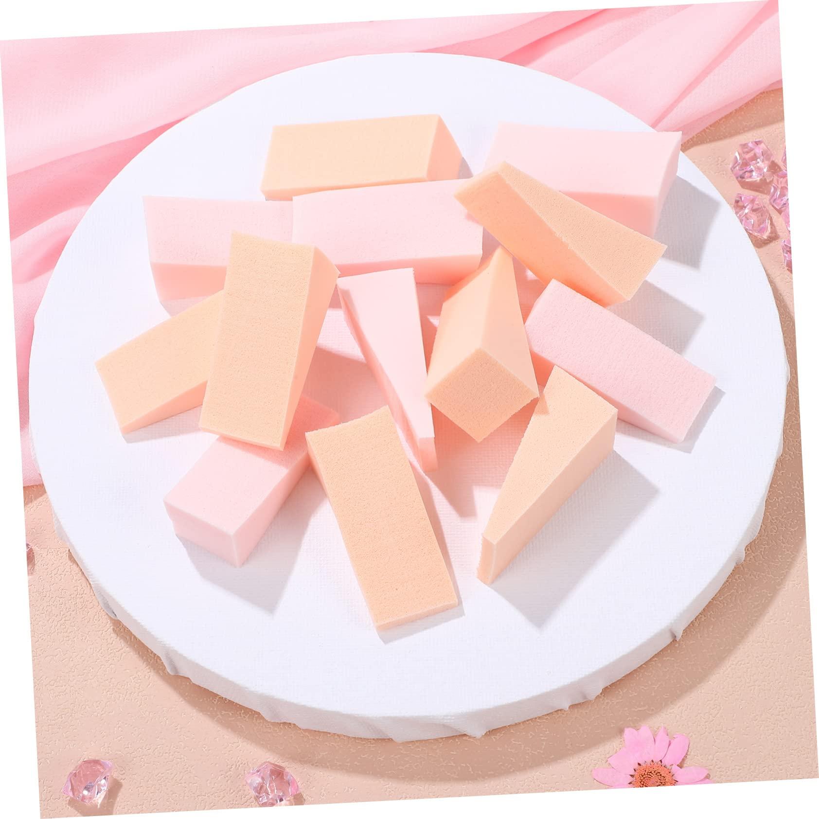 SOESFOUFU SOESFOUFU 288 Pcs Makeup Sponge Cosmetic Wedges Liquid Makeup Sponge Blender Makeup Wedge Sponges for Foundation Cosmetic Sponges Beauty Sponge Facial Sponges Beauty Puff Makeup Powder Puff