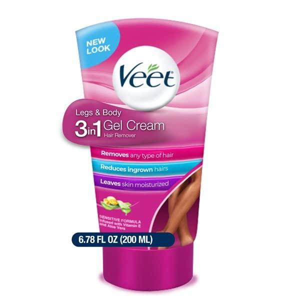Veet Veet Botanic Inspirations Gel Cream, 6.78 oz., for Legs & Body (Pack of 10)