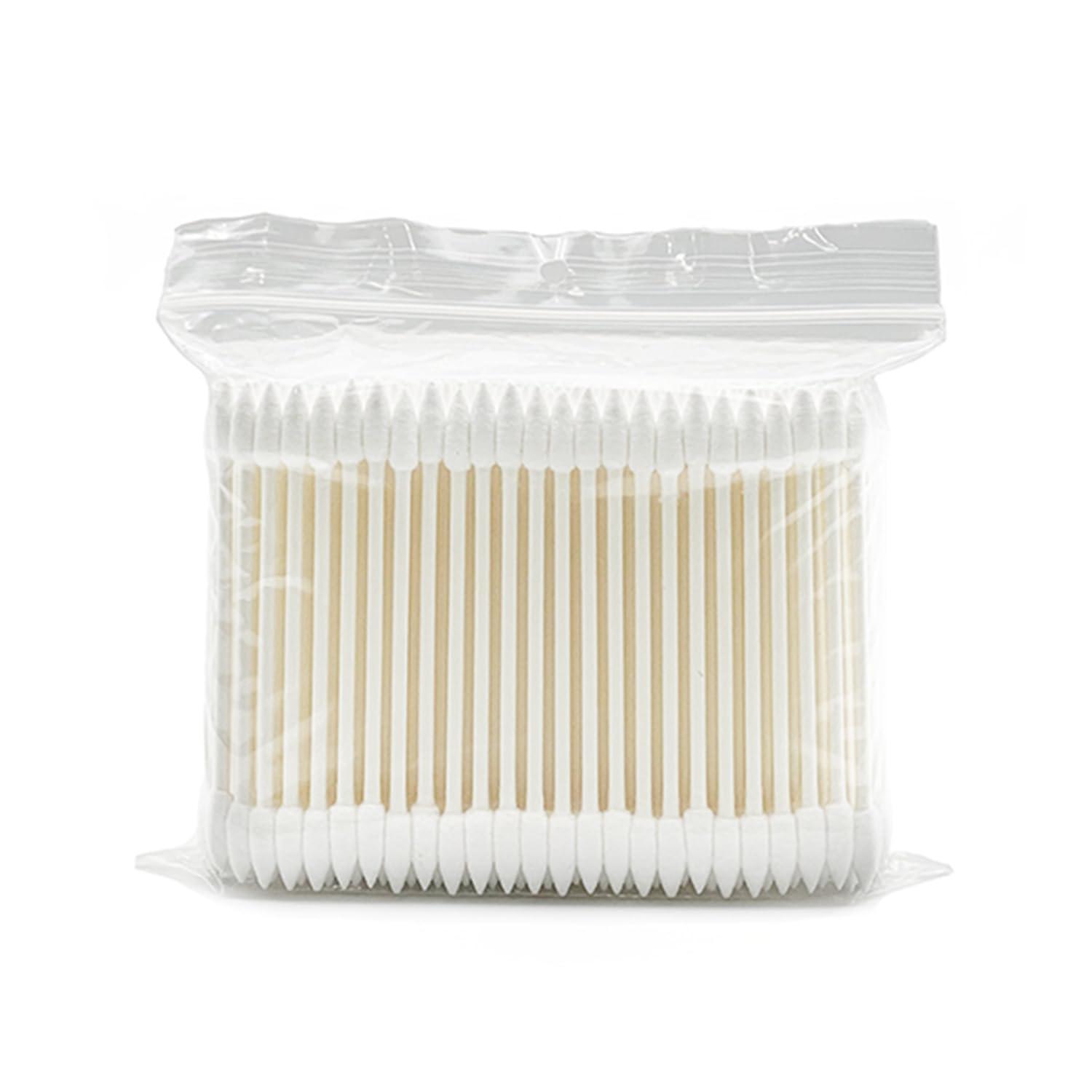 SUIZWMOU Pointed Tip Cotton Swabs,2000 count Cotton Buds,Double Precision Tips with Paper Stick for Personal Care and Makeup