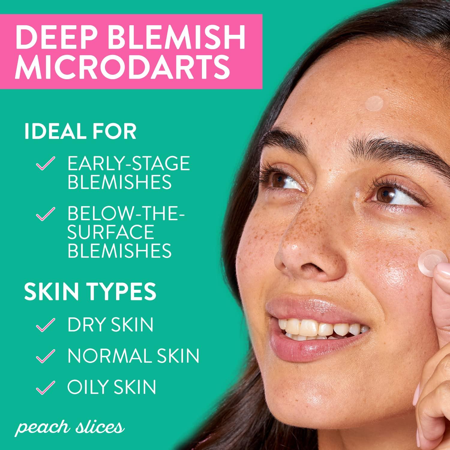 Peach Slices Peach Slices Acne Spot Dots, Deep Blemish and Dark Spot Microdarts Bundle | Vegan & Cruelty-Free Face and Acne Patches