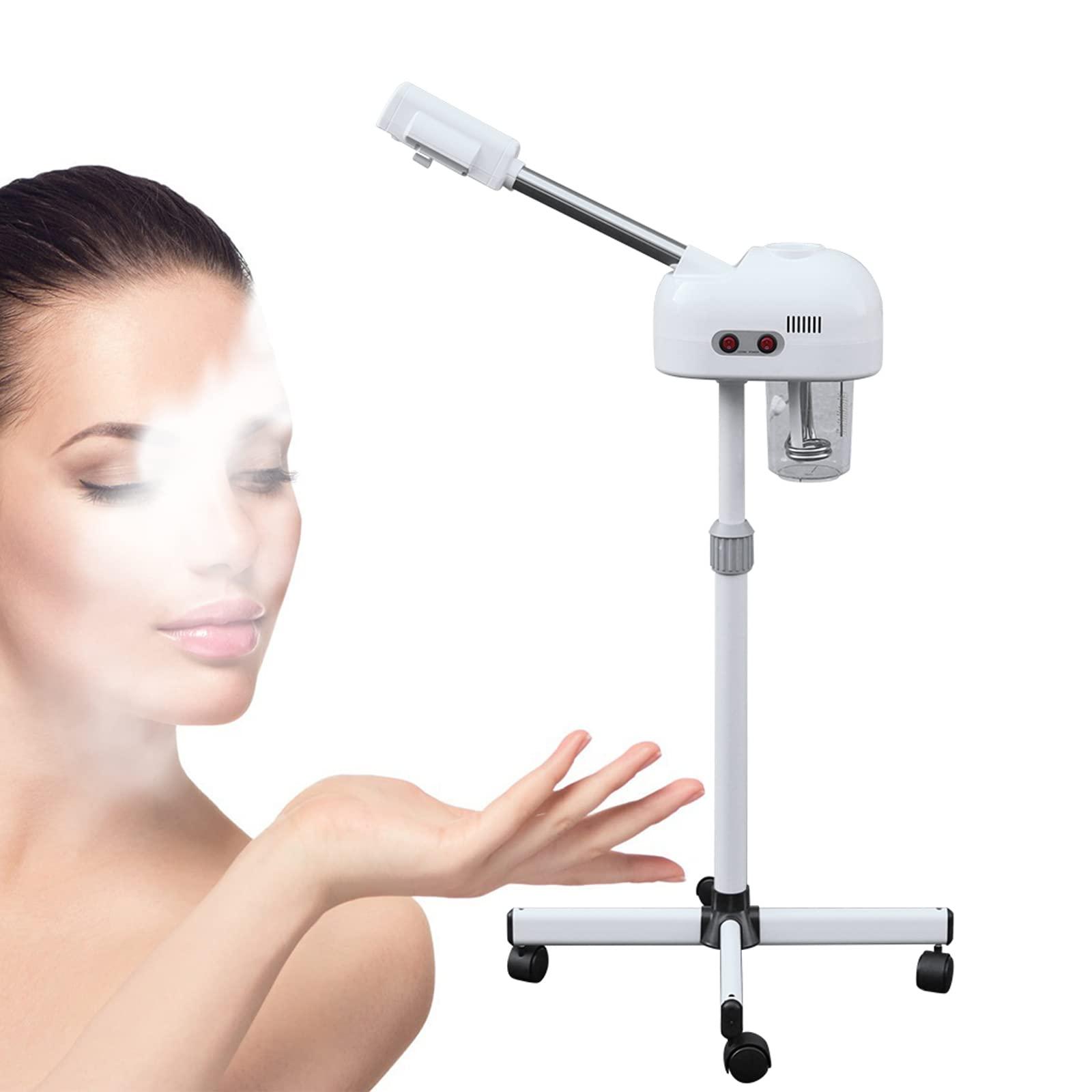 SanBouSi Professional Ozone Facial Steamer Machine Mist Face Steamer with 360 Rotatable Sprayer for Beauty Salon, Spa, Esthetician Steamer 800w