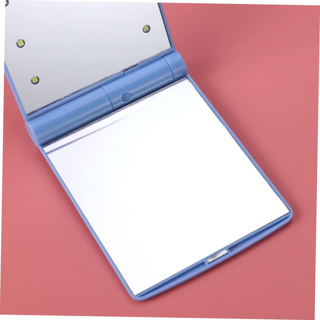 Mipcase Mipcase 3pcs Personal Makeup Mirror Purse Portable Cosmetic Mirror Lighted Magnifier Makeup Vanity Mirror Led Light Mirror for Makeup Portable Vanity Mirror Mini Travel Small Mirror Shine