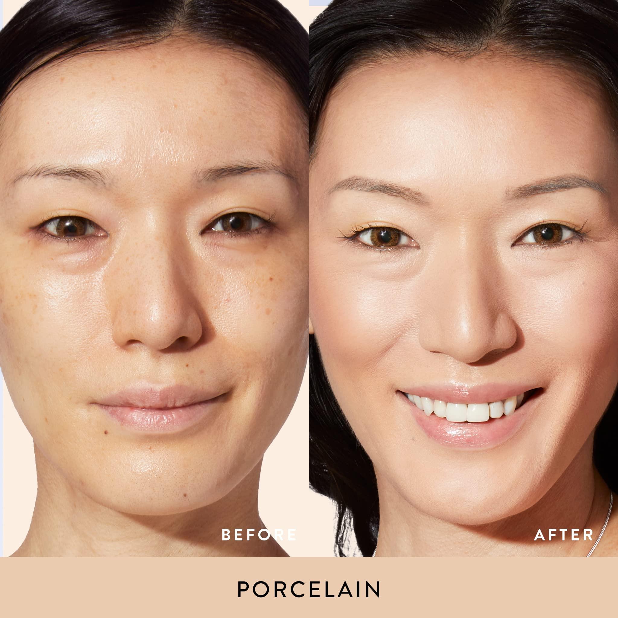 LAURA GELLER NEW YORK LAURA GELLER NEW YORK The Ideal Fix Concealer - Porcelain - Buildable Medium to Full Coverage Liquid Concealer - Covers Under Eye Dark Circles & Blemishes - Long-Lasting