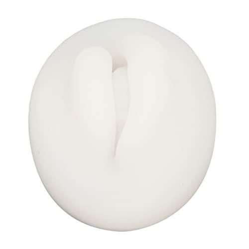 Diydeg Fake Lips, 10PCS Silicone Soft Flexible 3D Open Mouth Easy to Apply Colour Practice Lips Highly Reproducible Portable Silicone Lips Model for Makeup Practice (Semi Transparent