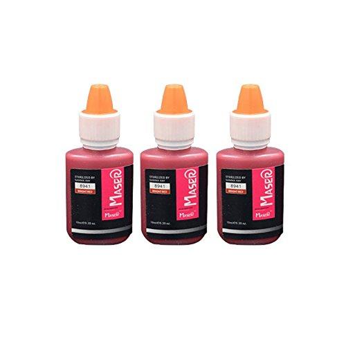 boermeize Tattoo Inks 10ml Bright RED Color Permanent Makeup Tattoo Ink for Eyebrow or Lip