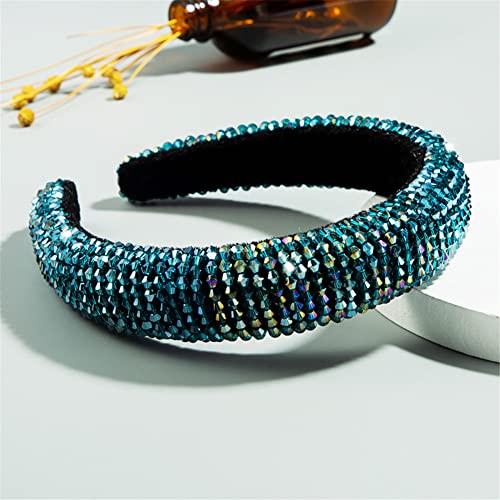 Youllyuu Youllyuu Baroque Sparkly Rhinestone Headband Women Big Crystal Diamond Hairband Hair Hoop Girls Gift 18