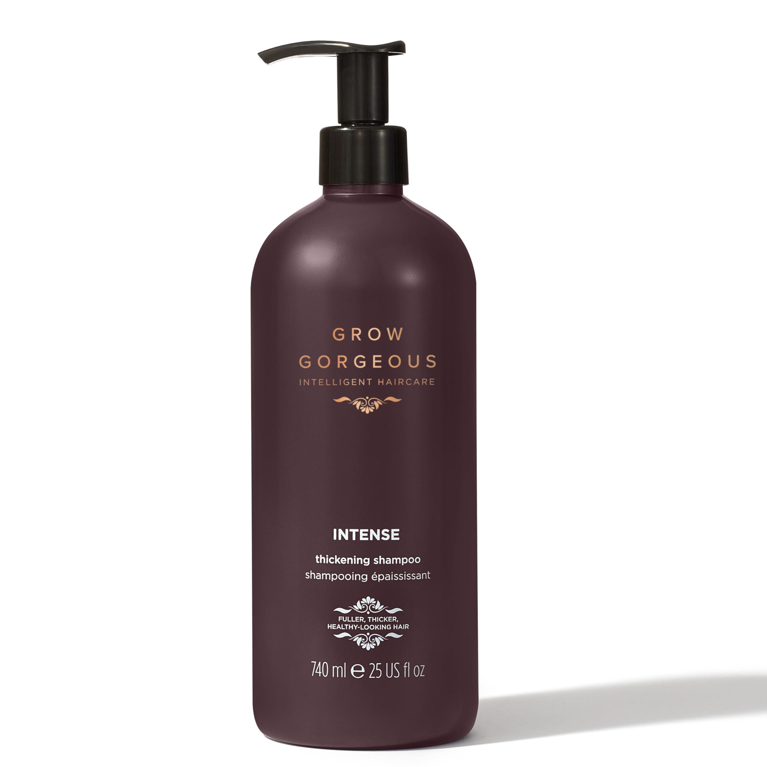 Grow Gorgeous Grow Gorgeous Intense Thickening Hair Shampoo - With Biotin and Niacinamide - Caffeine-enriched - For Thicker and Healthier Hair - Vegan, 25 fl oz
