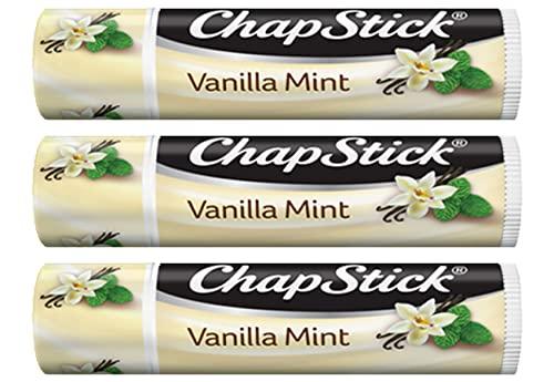 ChapStick ChapStick Vanilla Mint Lip Balm Tubes, Lip Care - 0.15 Oz (Pack of 3)