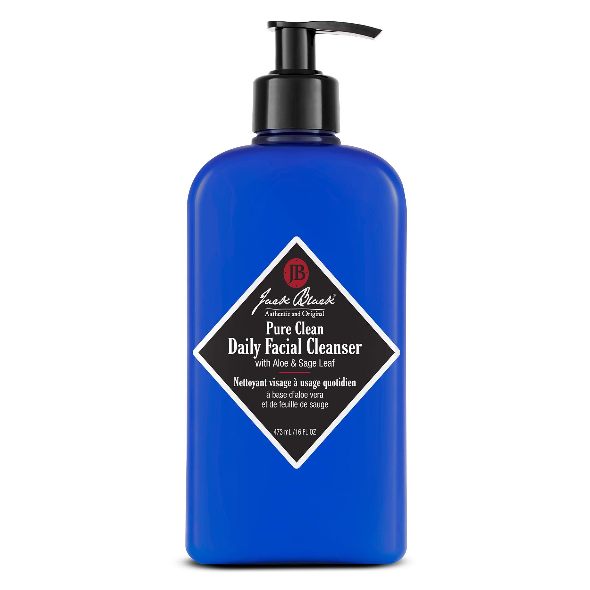 Jack Black Jack Black Pure Clean Daily Facial Cleanser for Men - Mens Face Wash, Jack Black Face Wash Men\'s, Face Wash for Men, Face Cleanser for Men, 2-in-1 Mens Facial Cleanser & Toner, Gifts for Men, 16 Fl Oz