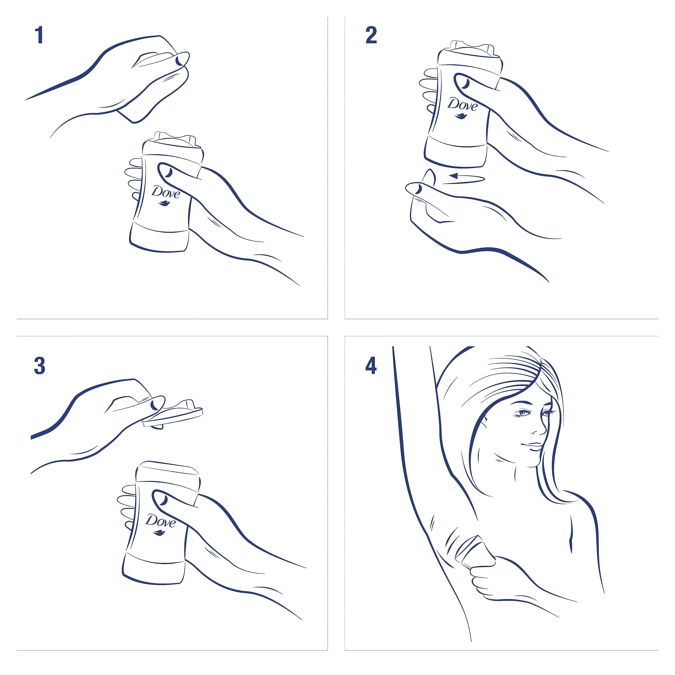 Dove Dove Beauty Bar 14 Bars More Moisturizing Than Bar Soap for Softer Skin Advanced Care Antiperspirant Deodorant Stick Twin Pack