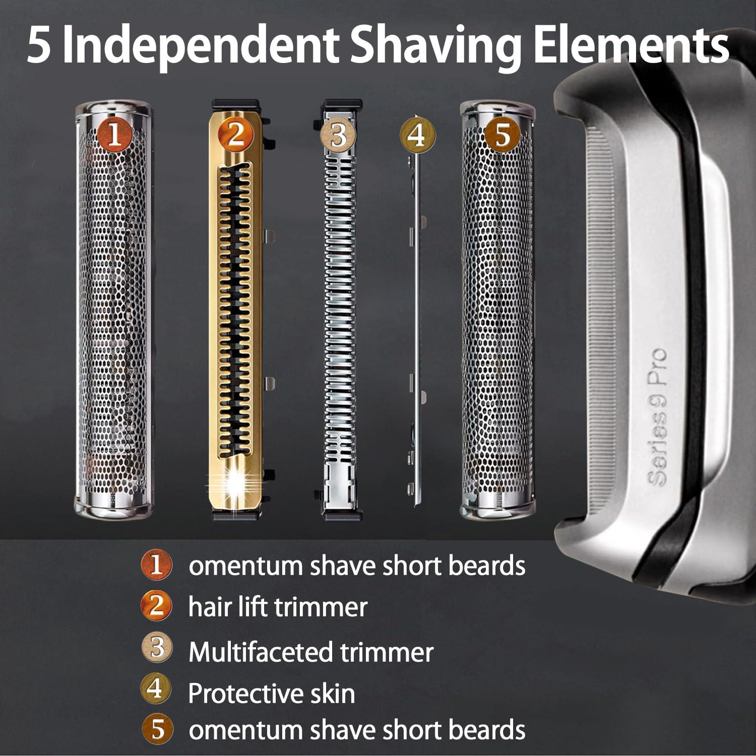Muyfguo 94M Electric Replacement Shaver Head Accessories for Braun Series 9 Shaving Razor Head, Suitable for Braun S9 9290cc, 9291cc, 9370cc, 9376cc, 9293s, 9260s, 9295cc, 9385cc,
