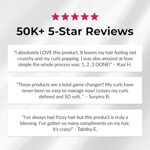 Love Ur Curls Love Ur Curls Shampoo & Conditioner Set with All in One Curl Cream Styler for Wavy Hair, 3 Step System to Repair and Moisturizing