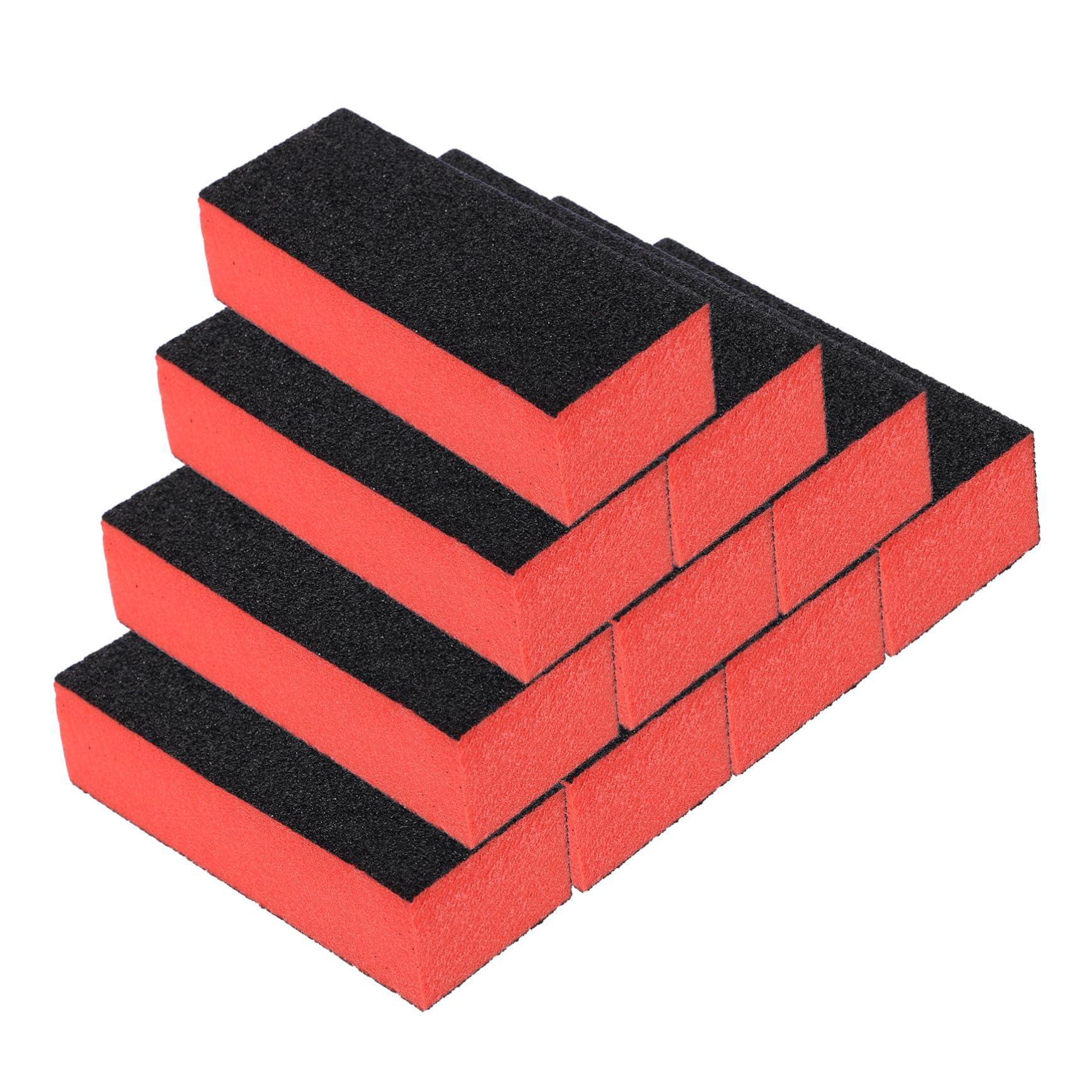 LALAFINA LALAFINA Nail Finishing Polisher Buffer Block Manicure Sanding Sponge Nail Polish File Board Portable for Home Salon