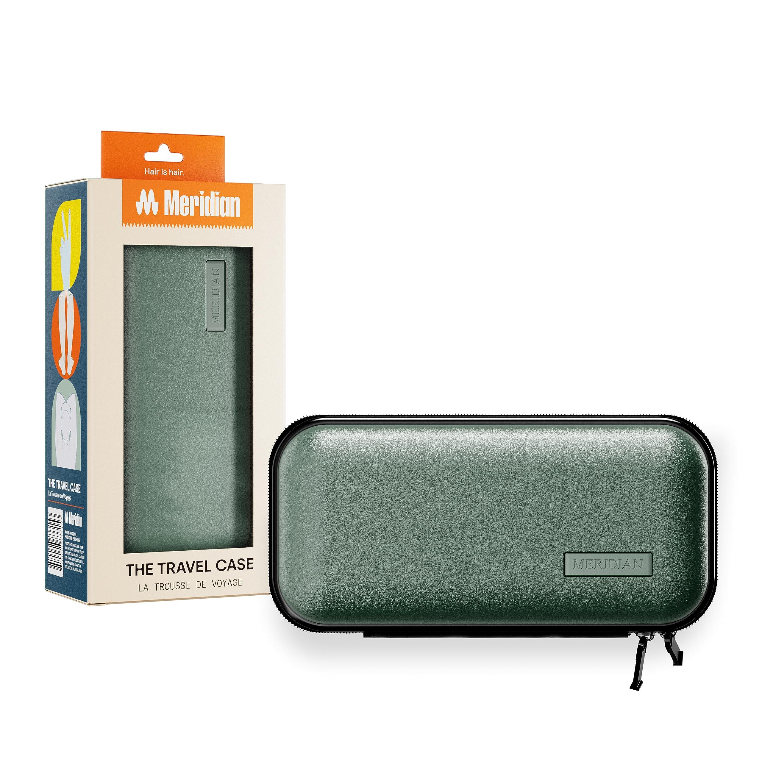 MERIDIAN MERIDIAN Body Hair Trimmer for Men Balls, Bikini Trimmer and Hard Case - Sage