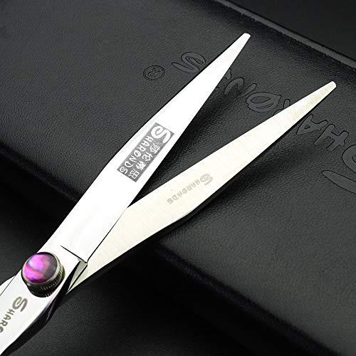 SHARONDS 7" 7.5" 8"9" Professional Hairdressing Scissors Barber Salon Hair Cutting Dragon Shears (Large). (7 inch—A)