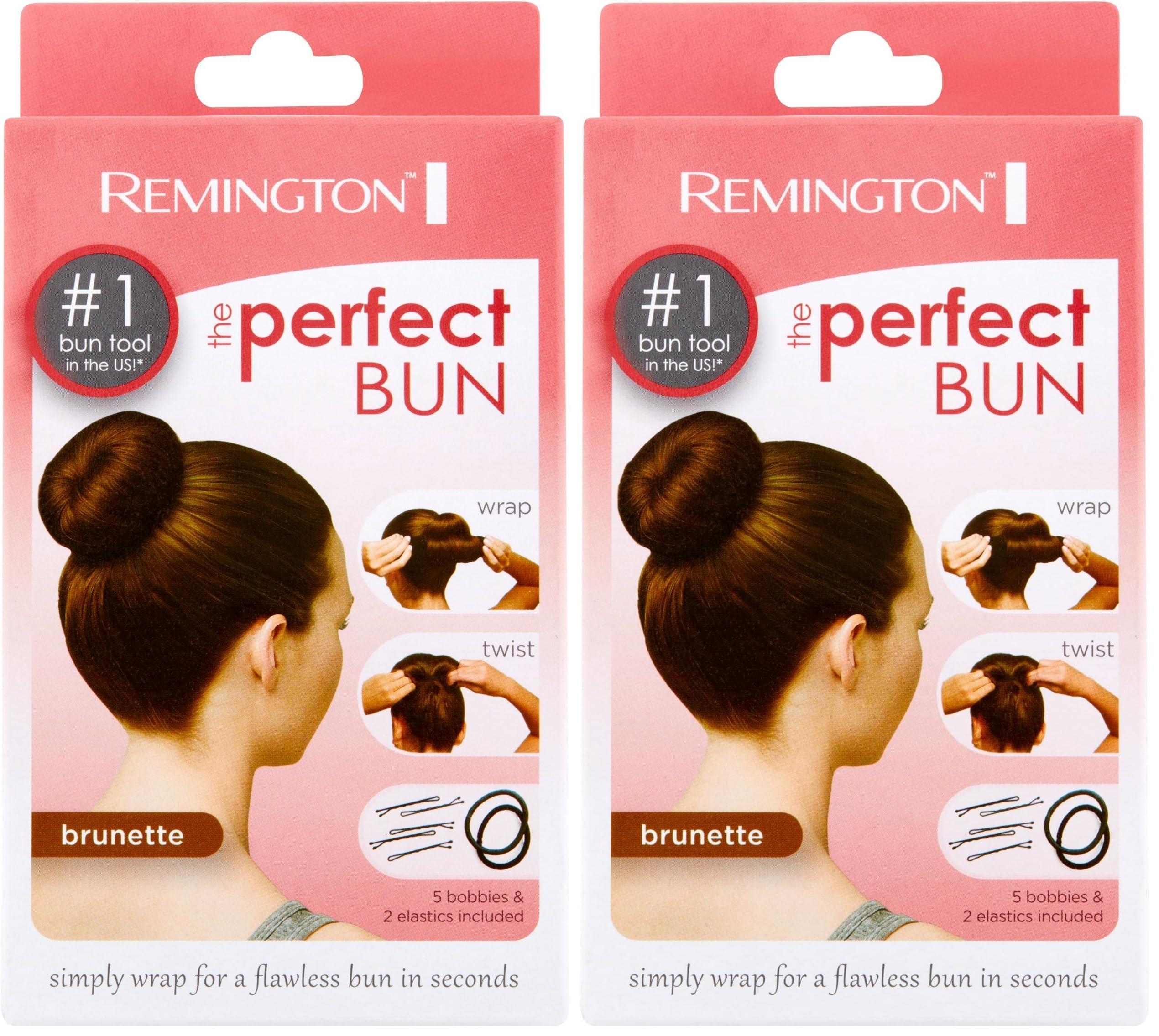 Remington Remington SB1W1BRA The Perfect Bun, Brunette (Pack of 2)