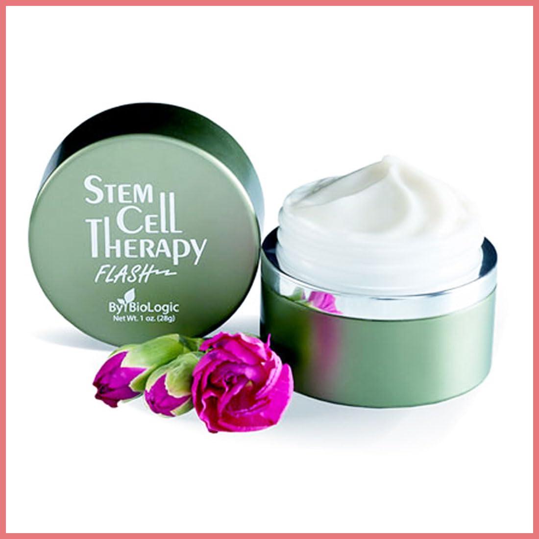 Biologic Solutions Stem Cell Therapy FLASH by BioLogic Solutions Grow Smoother Firmer New Skin (Set of 2 Jars)