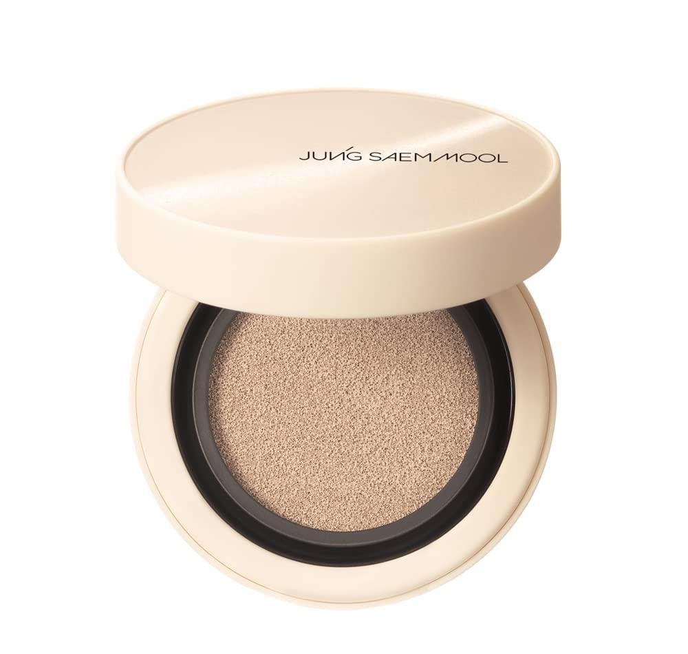 JUNG SAEM MOOL [JUNGSAEMMOOL OFFICIAL] Skin Nuder Cover Layer Cushion 21 (N-Light) | Refill Included | Delicate Cover | All-day Lasting | Makeup Artist Brand