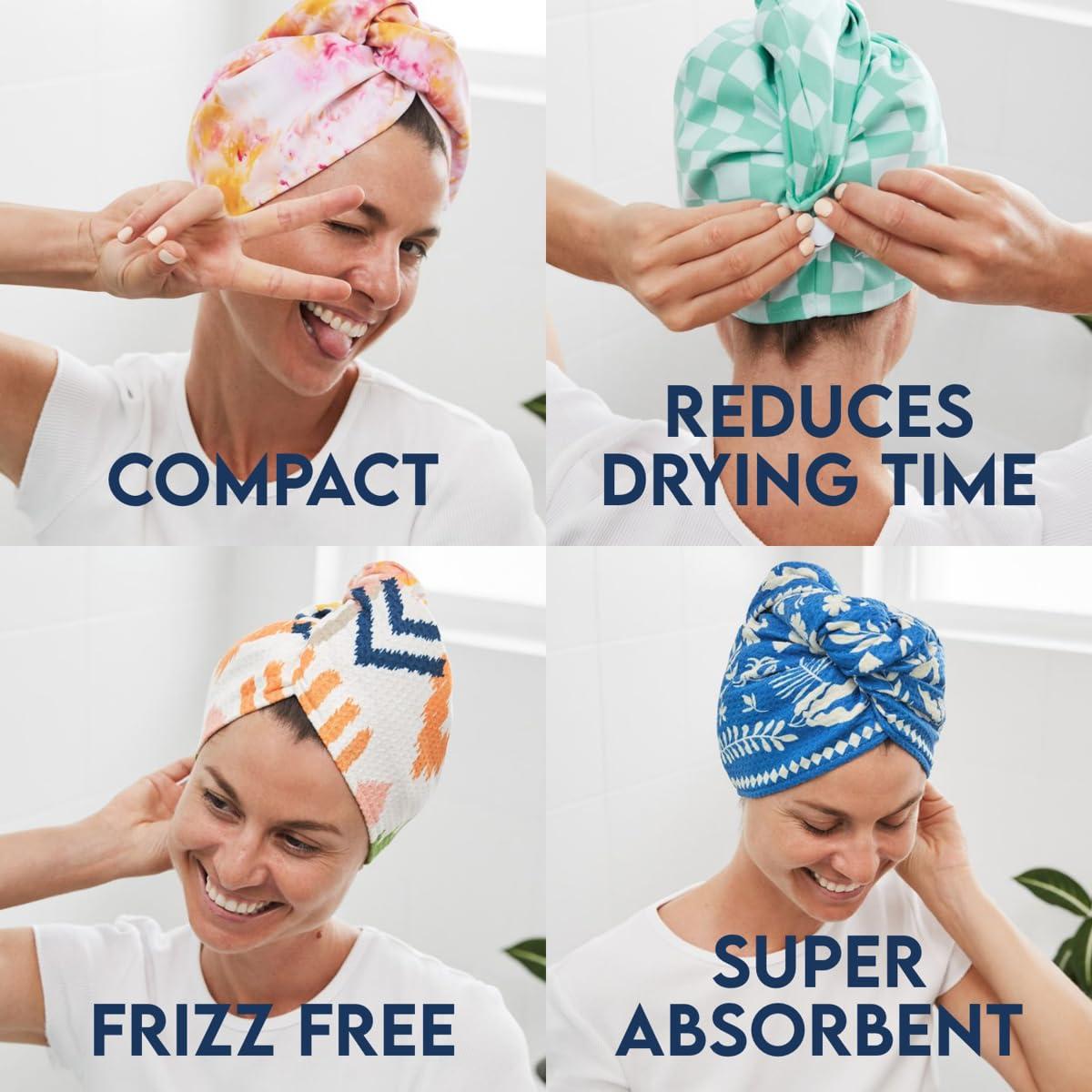 Dock & Bay Dock & Bay Turban Hair Towel - for Home & The Beach - Super Absorbent, Quick Dry - Dream Catcher