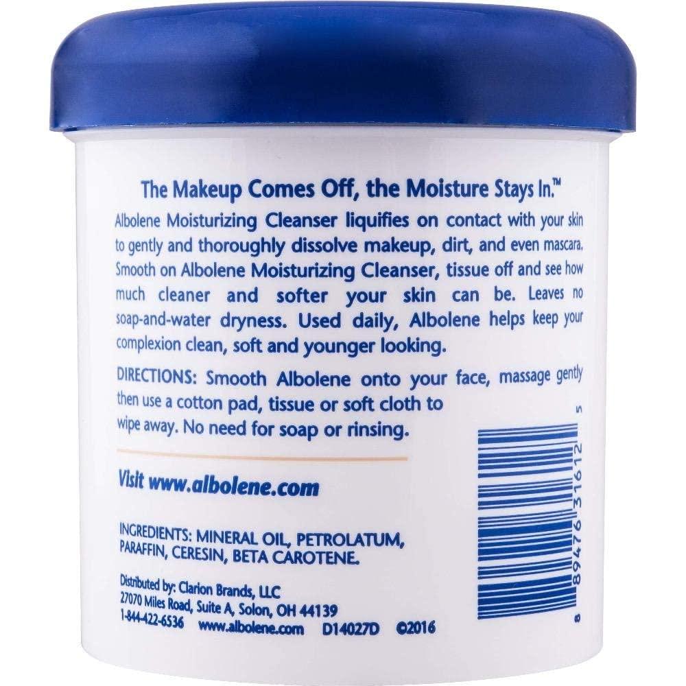 DSE DSE Albolene Moisturizing Cleanser, Unscented, 12 Fluid Ounce