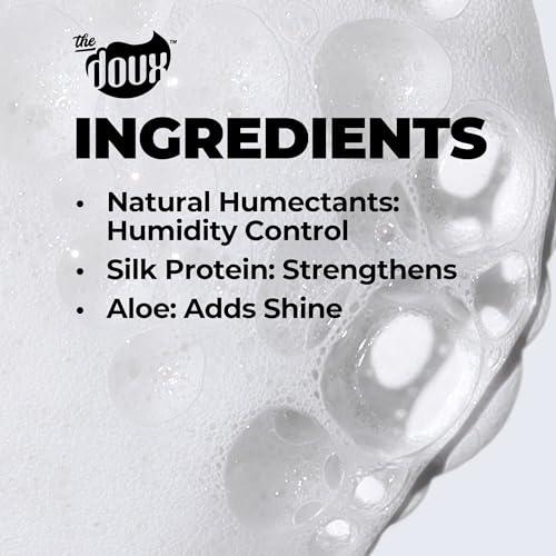 The Doux The Doux Mousse Def Texture Foam, Multi-Use Mousse Hair Foam to Style, Condition, Define, Volumize, and Add Shine - 7oz