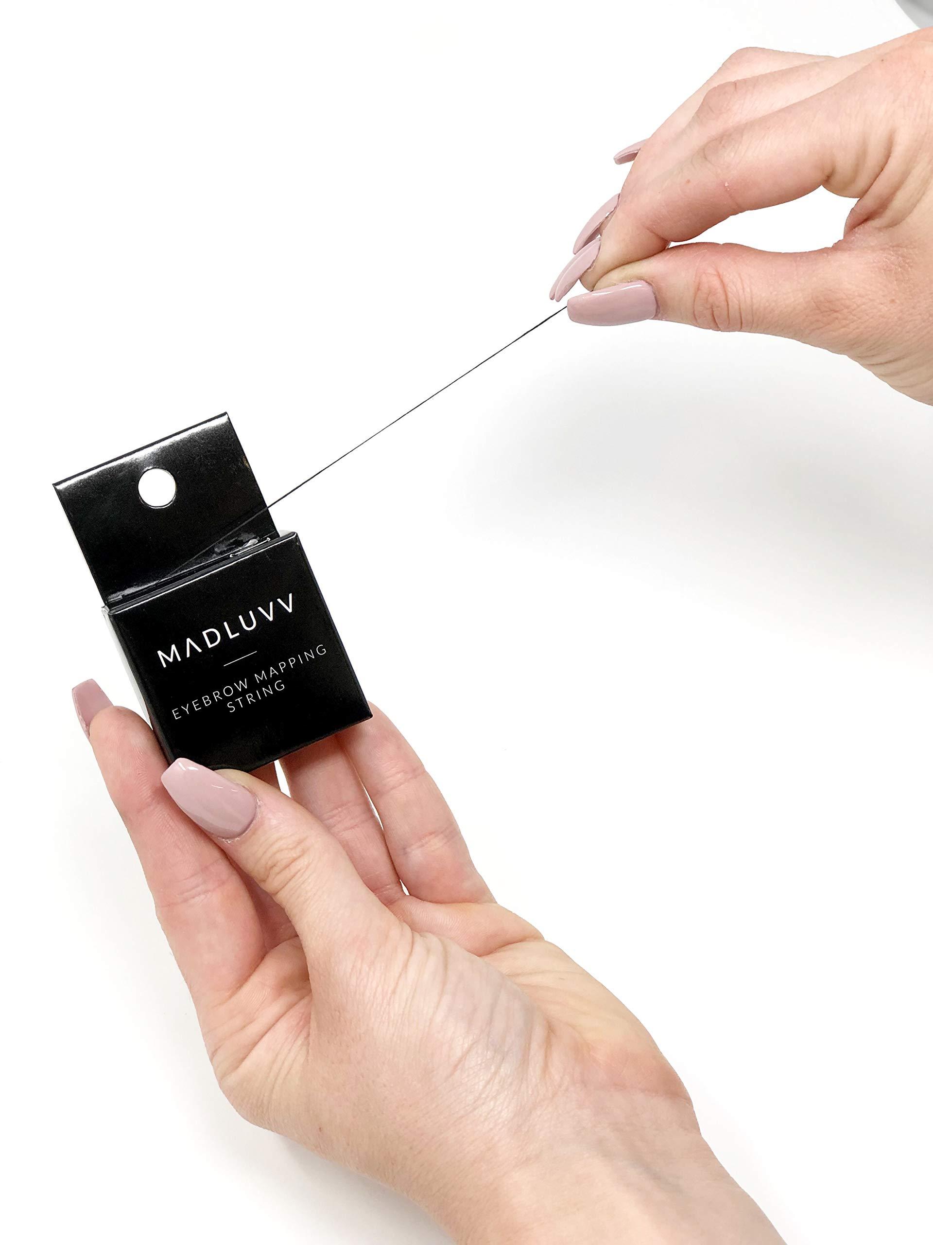 MADLUVV MADLUVV PMU Mapping String for Professional Brow Artistry, Pre-Inked String for Professional Eyebrow Mapping, Cosmetic Grade, Hypoallergenic & Cruelty Free 1 Pack