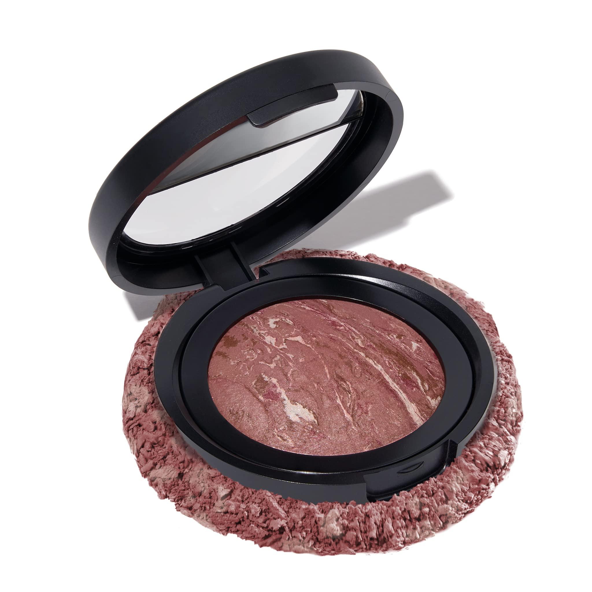 LAURA GELLER NEW YORK LAURA GELLER NEW YORK Baked Blush-n-Brighten Marbleized Blush for Cheeks - Down to Earth - Natural Finish - Buildable Color