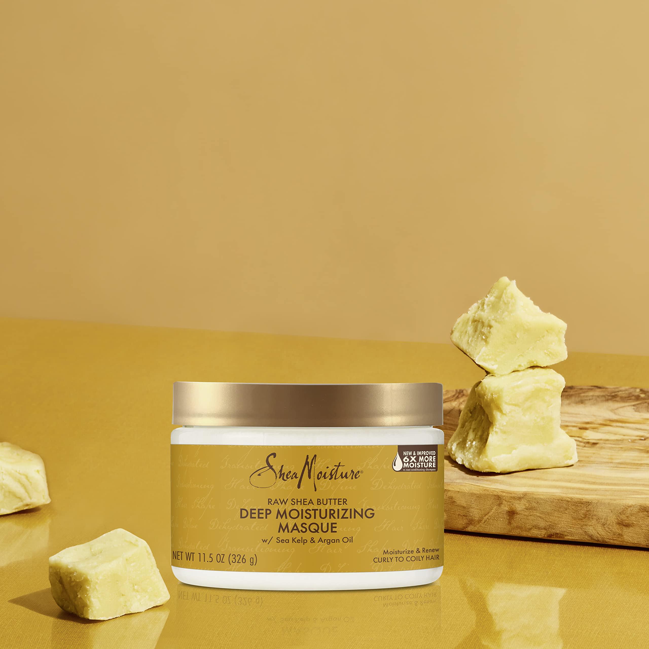 SheaMoisture SheaMoisture Raw Shea Butter Deep Treatment Masque Hair Treatment, 12 Ounce