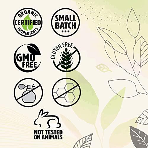 Earth Elements Organics Organic Comfrey Oil Raw, Infused, Pressed Herbal Oil. Comfrey Leaf, Sunflower Seed Oil 4 fl.oz.