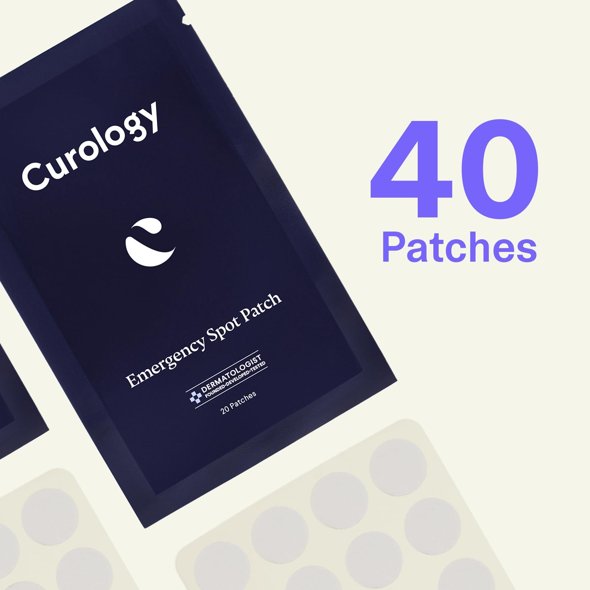 Curology Curology Emergency Spot Pimple Patches for Face, Hydrocolloid Pimple Patches Fast-Acting Support, Spot Concealing and Oil Absorbing, 40 Count